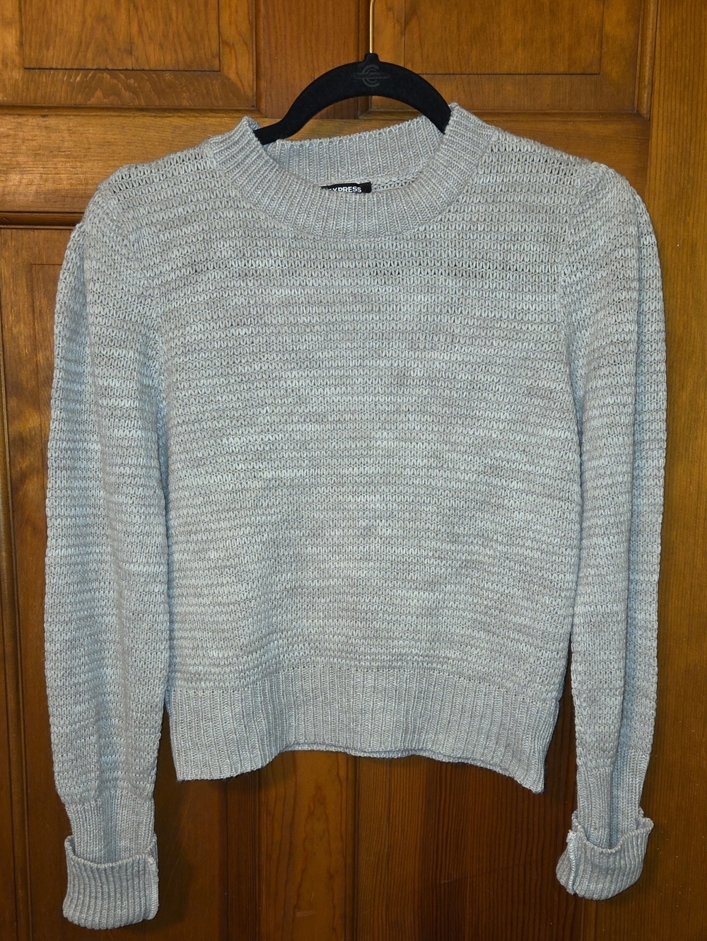 Express Cropped Crewneck Sweater Women's Size Small